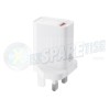 XO WHITE L159 (IRL-UK) QC18W USB-A QUICK CHARGER 