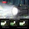 BLACK YH21 2400MA LARGE RECHARGE LED TORCH